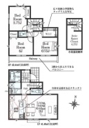 大型の屋根裏ストレージのある間取り