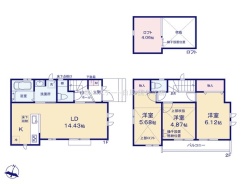 使いやすい3LDKの間取りです