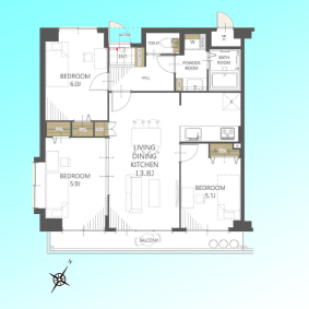 コスモノーブル武蔵浦和3