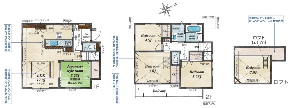 昭島市玉川町3丁目 新築戸建 1号棟