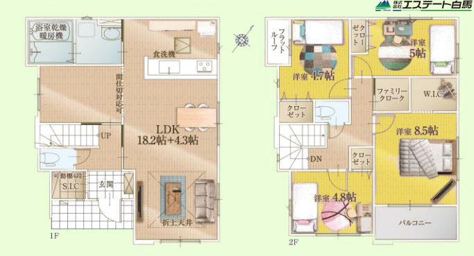 入間郡三芳町藤久保13期全5棟 新築戸建